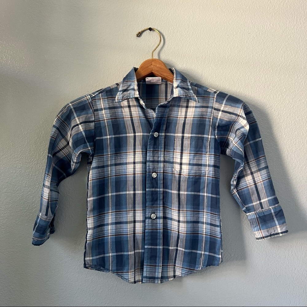 Vintage kids button up